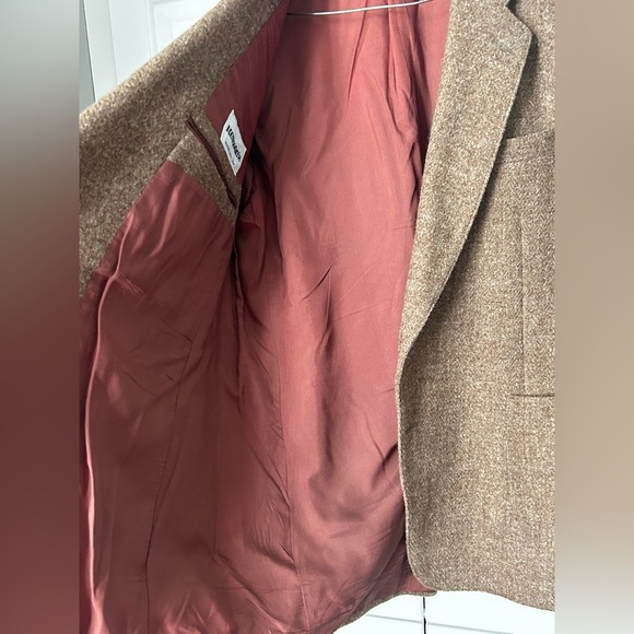 Classic Brown Blazer unisex blazer - Picture 3 of 14